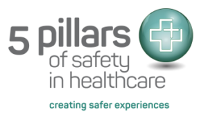 5 Pillars of Safety in healthcare - Creating Safer Experiences logo